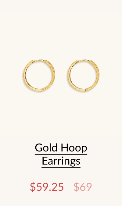 Gold Hoop Earrings