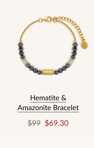 Hematite & Amazonite Bracelet