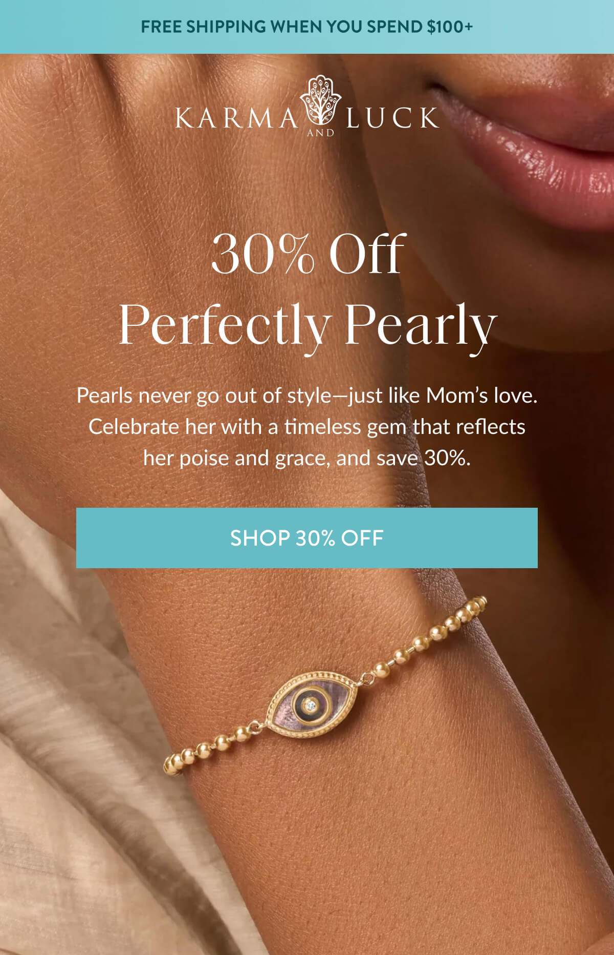 Celebrate her with a timeless gem that reflects her poise and grace, and save 30%.