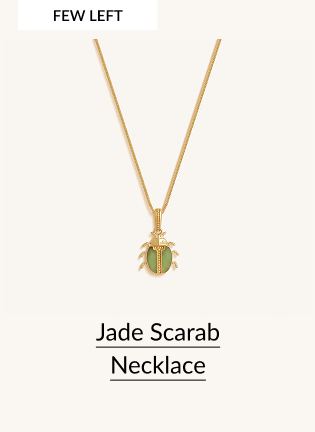 Jade Scarab Necklace