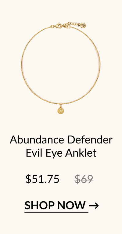 Abundance Defender Evil Eye Anklet $51.75