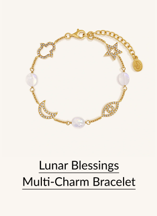 Lunar Blessings Multi-Charm Bracelet