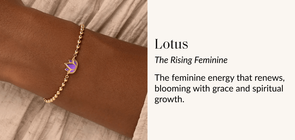 Lotus The Rising Feminine The feminine energy that renews, blooming with grace and spiritual growth.