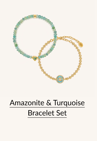 Amazonite & Turquoise Bracelet Set