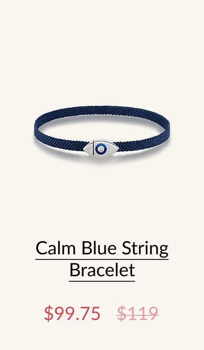 Calm Blue String Bracelet