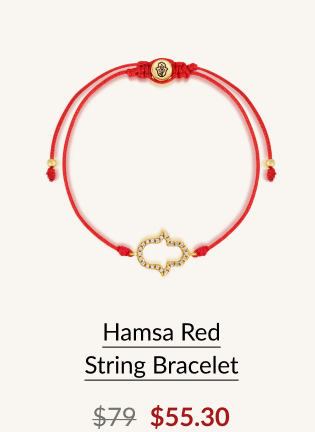 Hamsa Red String Bracelet