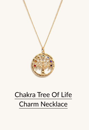 Chakra Tree Of Life Charm Necklace