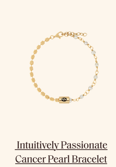 Intuitively Passionate Cancer Pearl Bracelet