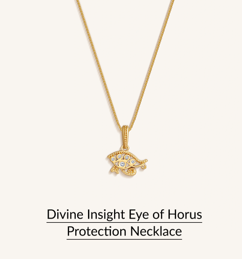 Divine Insight Eye of Horus Protection Necklace