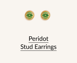 Peridot Stud Earrings