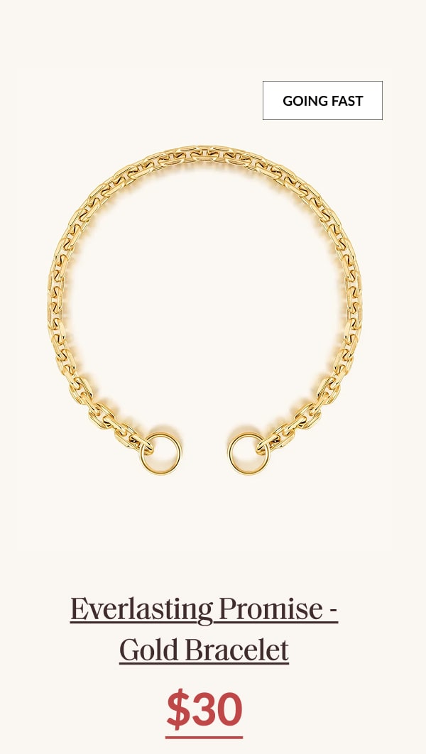 Everlasting Promise- Gold Bracelet