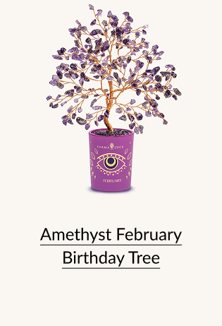 Amethyst February Birthday Tree
