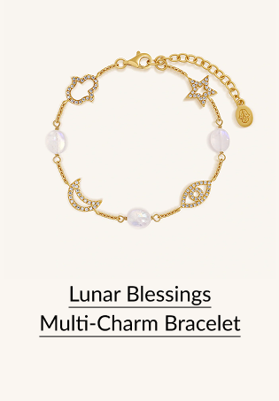 Lunar Blessings Multi-Charm Bracelet