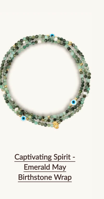 Captivating Spirit - Emerald May Birthstone Wrap