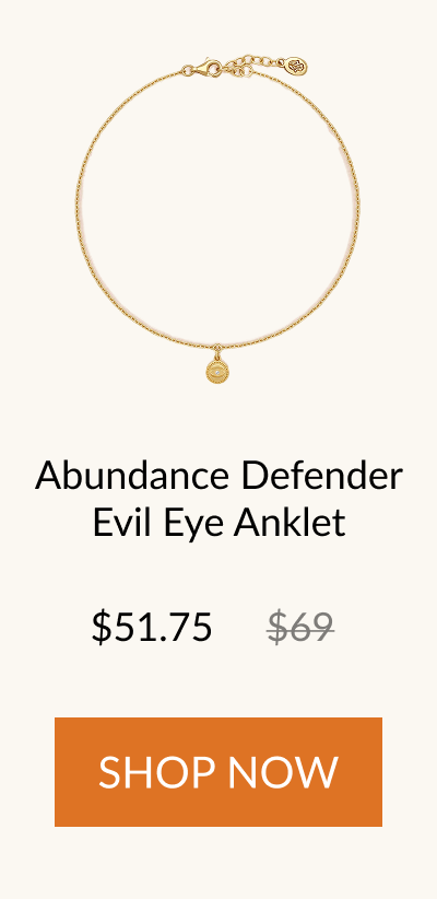 Abundance Defender Evil Eye Anklet $51.75