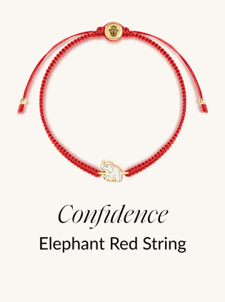 Confidence Elephant Red String