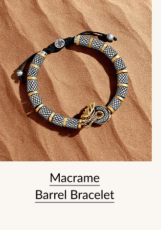 Macrame Barrel Bracelet