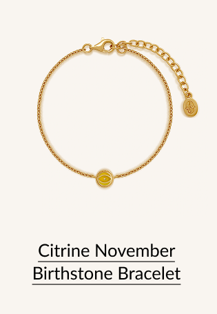 Citrine November Birthstone Bracelet