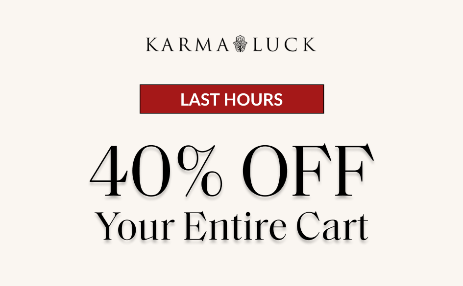 LAST HOURS 40% OFF Your Entire Cart