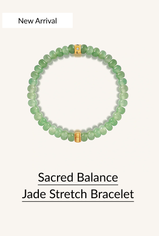 Sacred Balance Jade Stretch Bracelet