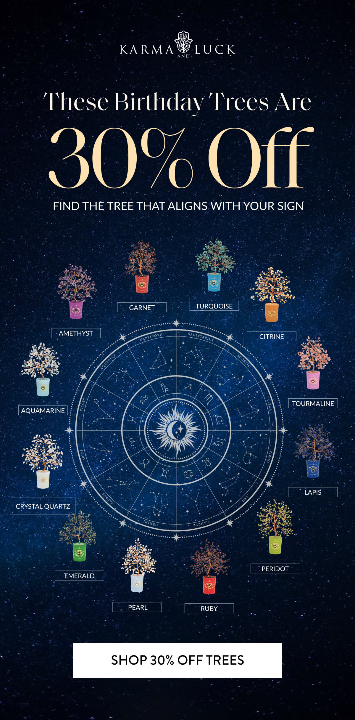 Find the Tree that aligns with YOUR sign