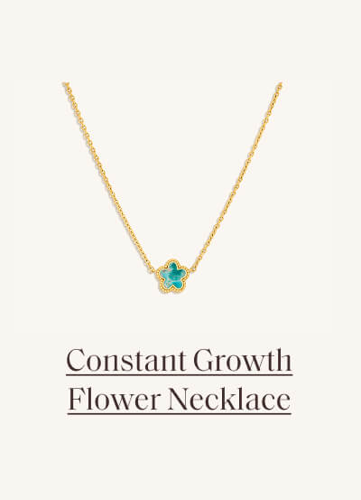 Constant Growth Flower Necklace