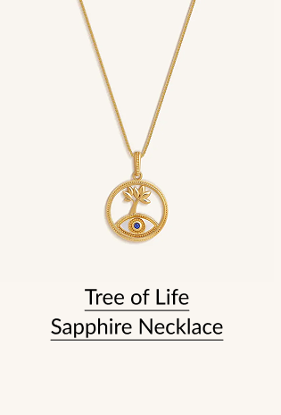 Tree of Life Sapphire Necklace