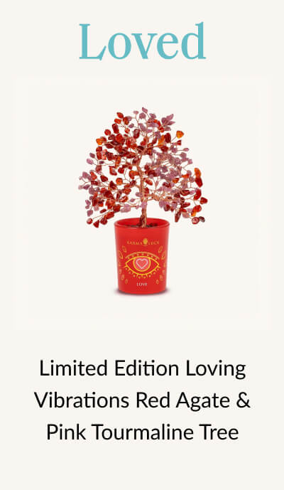 Give a Gift of Intention Mom, I want you to feel... Loved - Shop Limited Edition Loving Vibrations Red Agate & Pink Tourmaline Tree