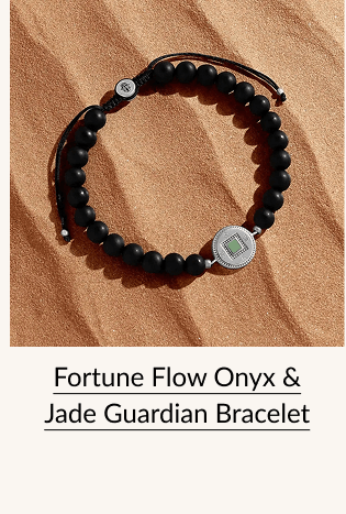 Fortune Flow Onyx & Jade Guardian Bracelet