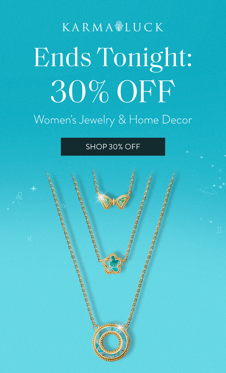 SHOP 30% OFF ENDS TONIGHT