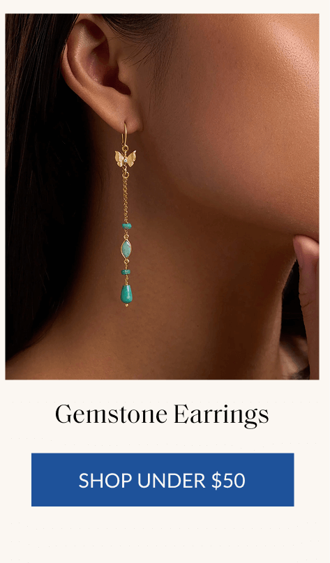Gemstone Earrings SHOP UNDER $50