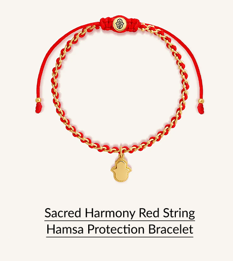 Sacred Harmony Red String Hamsa Protection Bracelet