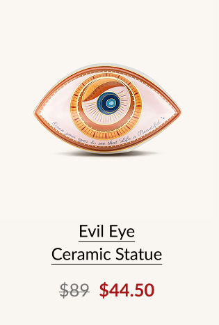 Evil Eye Ceramic Statue