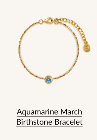 Aquamarine March Birthstone Bracelet
