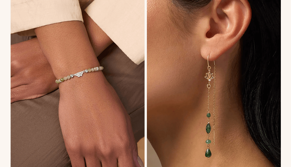 Women's Jade jewelry images