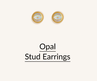 Opal Stud Earrings