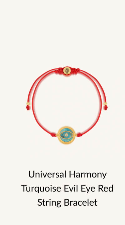 Give a Gift of Intention Mom, I want you to feel... Protected - Shop  Universal Harmony Turquoise Evil Eye Red String Bracelet