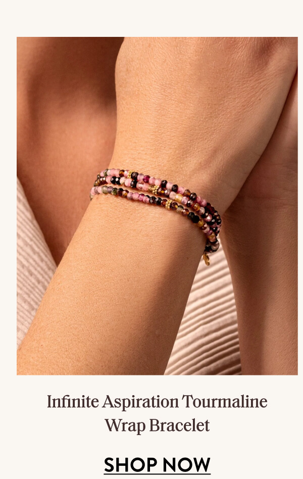 Infinite Aspiration Tourmaline Wrap Bracelet