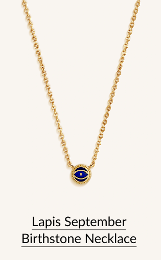 Lapis September Birthstone Necklace