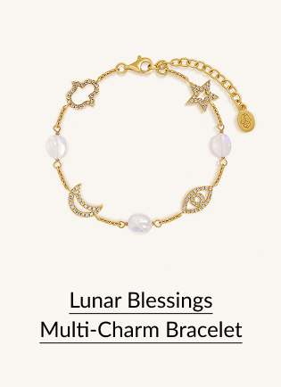 Lunar Blessings Multi-Charm Bracelet