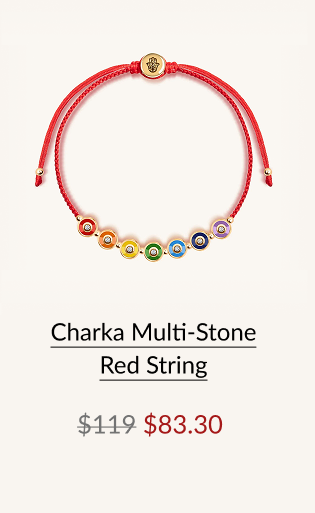 Chakra Multi-Stone Red String