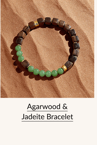 Agarwood & Jadeite Bracelet