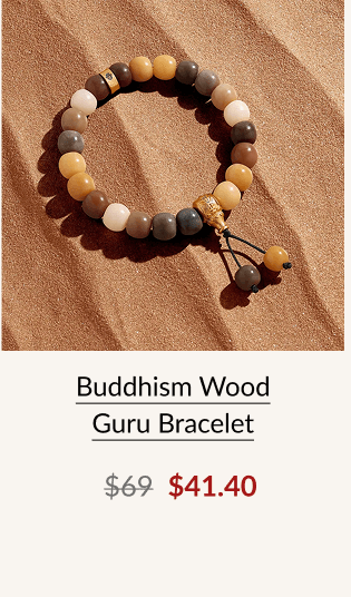 Buddhism Wood Guru Bracelet
