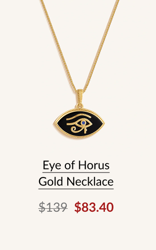 Eye of Horus Gold Necklace