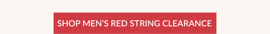 SHOP MEN'S RED STRING CLEARANCE
