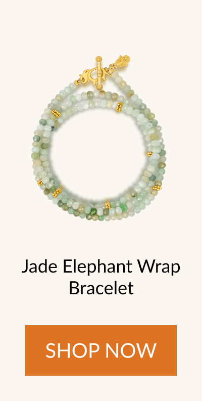 Jade Elephant Wrap Bracelet | SHOP NOW