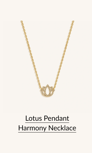Lotus Pendant Harmony Necklace
