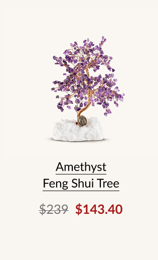 Amethyst Feng Shui Tree