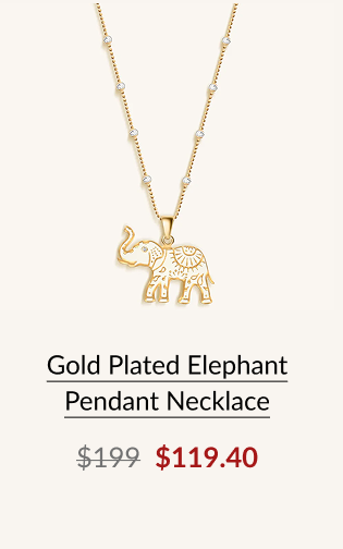 Elephant Pendant Necklace