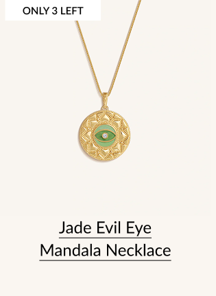 Jade Evil Eye Mandala Necklace